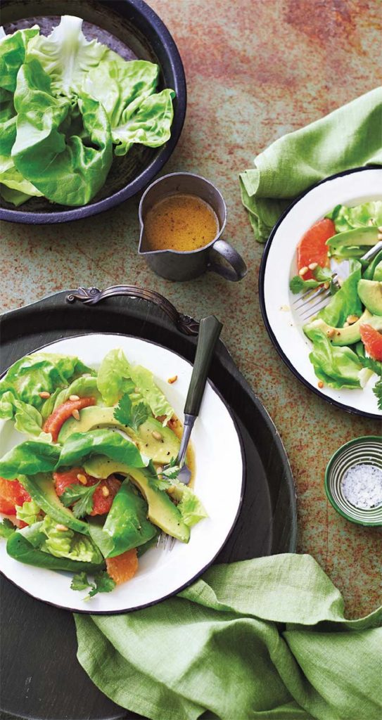 Grapefruit, Avocado, And Butter Lettuce Salad - Edible Dallas And Fort ...